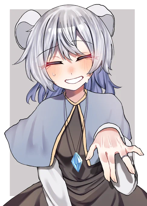 skebリクエストありがとうございました結婚指輪とナズーリン#skeb #東方project #ナズーリン 