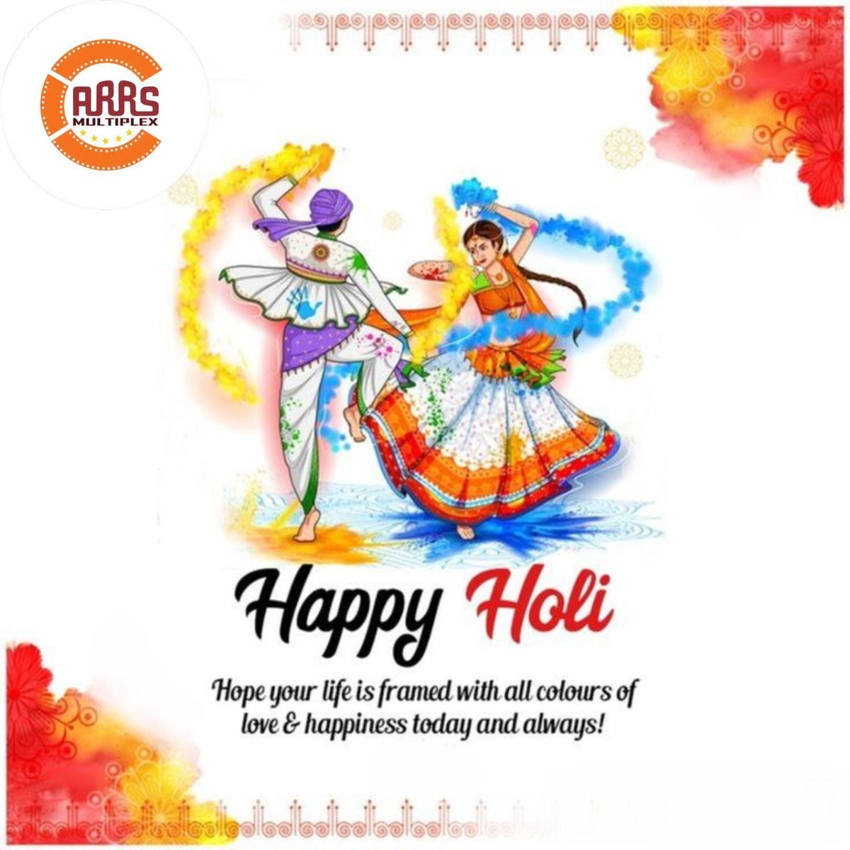 SalemArrs's tweet photo. 🤩Let the colors of Holi brighten your life with joy, love, and happiness! Wishing you a vibrant and cheerful Holi filled with laughter and beautiful memories😊💐
#Holi2025 #FestivalOfColors #CelebrateLife #HoliVibes #ColorsOfHappiness #FestiveMood #IndianFestival #HoliCelebrat https://t.co/R2p3VmfAo2
