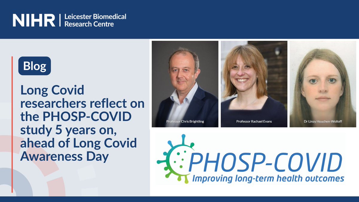 Research at Leicester's Hospitals (@leicresearch) on Twitter photo Long Covid researchers have been reflecting on 5 years of world leading research led by Leicester this International Long Covid Awareness Day on Saturday 15th March @phosp_covid <a href="/uniofleicester/">University of Leicester</a> #NIHRLeicesterBRC @leichospitals #LongCovidAwarenessDay
For the full blog post: ⬇️ Long Covid researchers have been reflecting on 5 years of world leading research led by Leicester this International Long Covid Awareness Day on Saturday 15th March @phosp_covid <a href="/uniofleicester/">University of Leicester</a> #NIHRLeicesterBRC @leichospitals #LongCovidAwarenessDay
For the full blog post: ⬇️