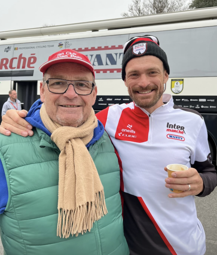 The father of Adrien Petit always present to support his son 💕