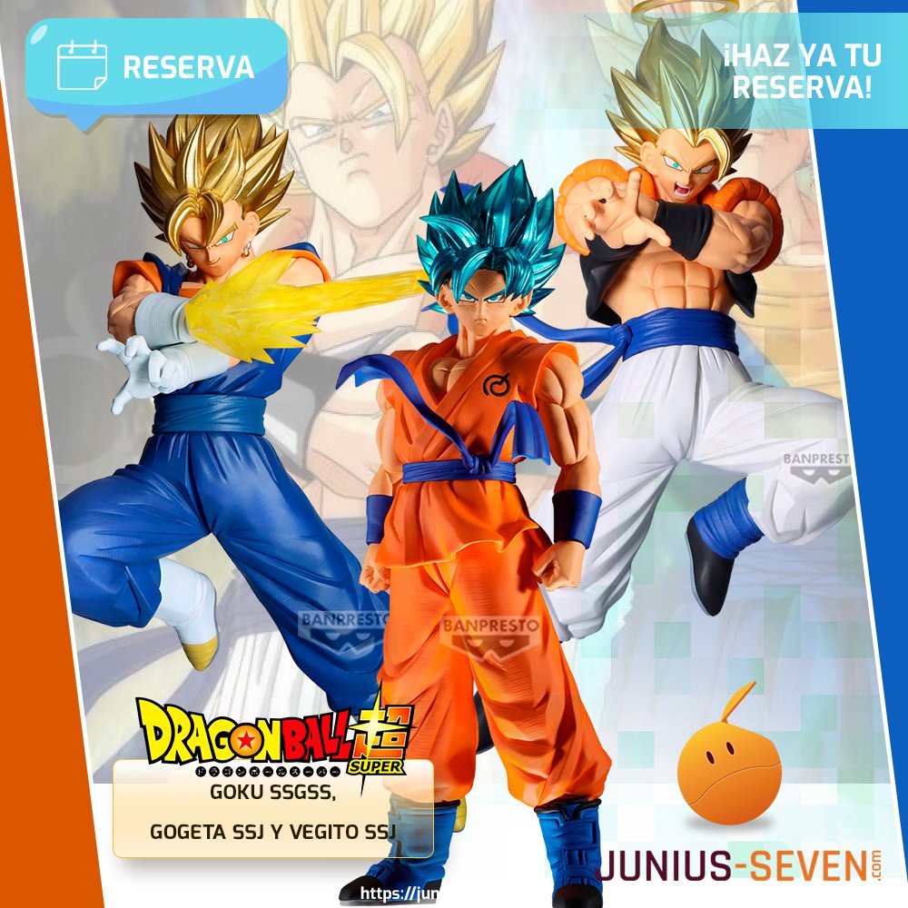 JuniusSeven's tweet image. 🔥¡#Saiyajins listos para la acción a la vista!

💯#Goku,#Gogeta y #Vegito se vienen en #reservas varias para aumentar el #Ki de vuestras colecciones dedicadas a #DragonBall. A cada cual mas fuerte, vamos🤩: tinyurl.com/yvpar3s2

#DragonBallSuper #DragonBallZ #DBZ #DBSuper