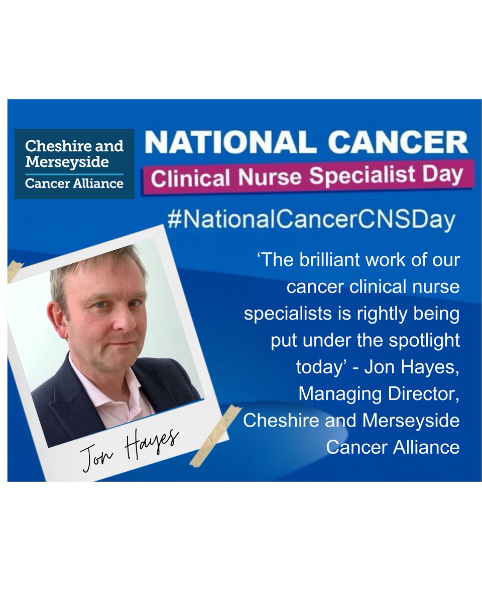 Today is the fourth #NationalCancerCNSDay! 
Cheshire and Merseyside Cancer Alliance is proud to share our support for this incredible workforce. 
Join us on social media and read our article as we celebrate the fantastic work our Cancer CNSs do every day: cmcanceralliance.nhs.uk/news/spotlight…