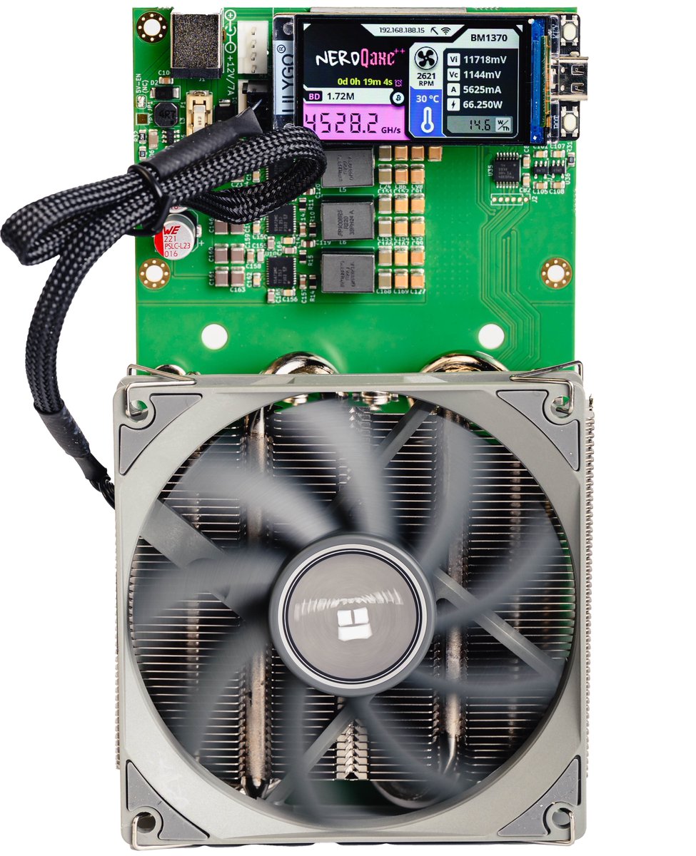 Power Mining (@powerminingfarm) on Twitter photo π¨ NerdQaxe++ GIVEAWAY π¨
We heard someone hit a 3.125 #Bitcoin block this Monday with 0.5Th/s #Bitaxe Ultra!
To celebrate this, we are giving away 4.8TH/s NerdQaxe++ home miner!
To participate:
π Retweet this tweet
π Follow <a href="/PowerMiningFarm/">Power Mining</a>
π Comment for extra luck π¨ NerdQaxe++ GIVEAWAY π¨
We heard someone hit a 3.125 #Bitcoin block this Monday with 0.5Th/s #Bitaxe Ultra!
To celebrate this, we are giving away 4.8TH/s NerdQaxe++ home miner!
To participate:
π Retweet this tweet
π Follow <a href="/PowerMiningFarm/">Power Mining</a>
π Comment for extra luck