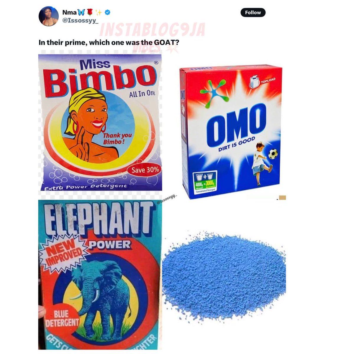 instablog9ja's tweet image. Battle of the legendary detergents! 🧼🔥 Which one ruled your childhood? 🤔