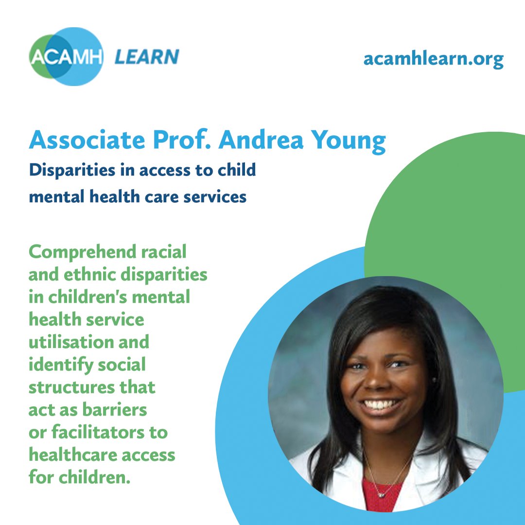 Association for Child & Adolescent Mental Health (@acamh) on Twitter photo In this <a href="/ACAMHLearn/">ACAMH Learn</a> talk, Associate Prof. Andrea Young emphasizes the need for innovative solutions, including policy changes, culturally sensitive approaches, & increasing workforce #Diversity to improve equitable access to #MentalHealth services. bit.ly/4aoD3Q5 In this <a href="/ACAMHLearn/">ACAMH Learn</a> talk, Associate Prof. Andrea Young emphasizes the need for innovative solutions, including policy changes, culturally sensitive approaches, & increasing workforce #Diversity to improve equitable access to #MentalHealth services. bit.ly/4aoD3Q5