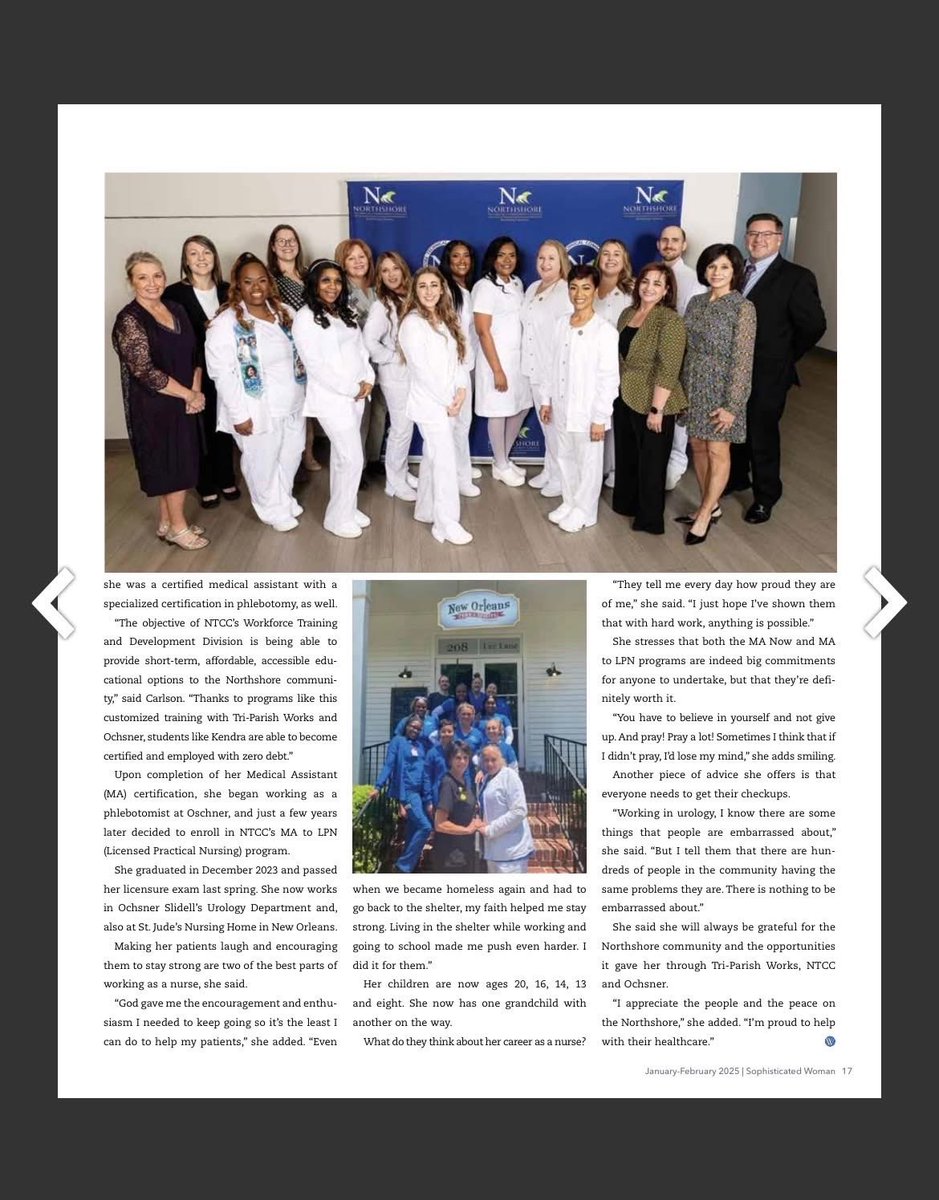 Jim Carlson (@dr_jimcarlson) on Twitter photo If you ever wonder how important the community partnerships are on the Northshore, here’s a shining example of what happens when <a href="/NTCCgators/">NTCCgators</a> <a href="/TriParishWorks4/">Tri Parish Works</a> <a href="/OchsnerHealth/">Ochsner Health</a> partner to change peoples lives. Here’s Kendra’s story <a href="/golctcs/">LCTCS</a>. If you ever wonder how important the community partnerships are on the Northshore, here’s a shining example of what happens when <a href="/NTCCgators/">NTCCgators</a> <a href="/TriParishWorks4/">Tri Parish Works</a> <a href="/OchsnerHealth/">Ochsner Health</a> partner to change peoples lives. Here’s Kendra’s story <a href="/golctcs/">LCTCS</a>.