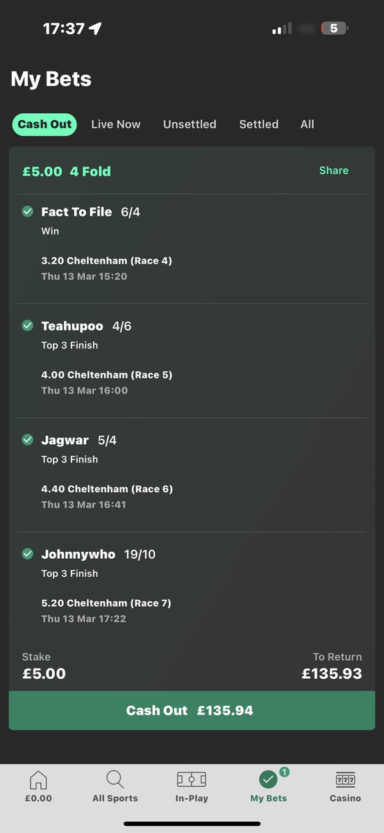 Only win of the races so far 🙏😭😭