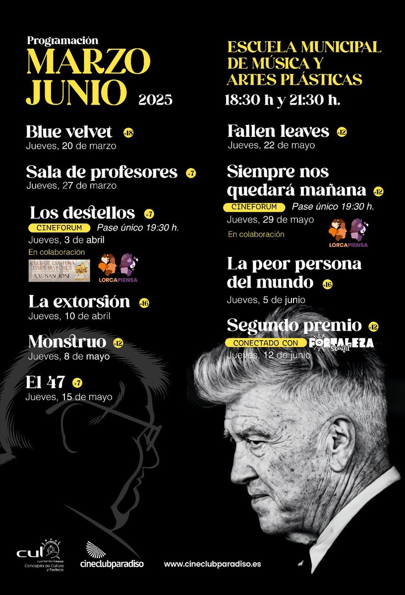 Programación primavera 2025