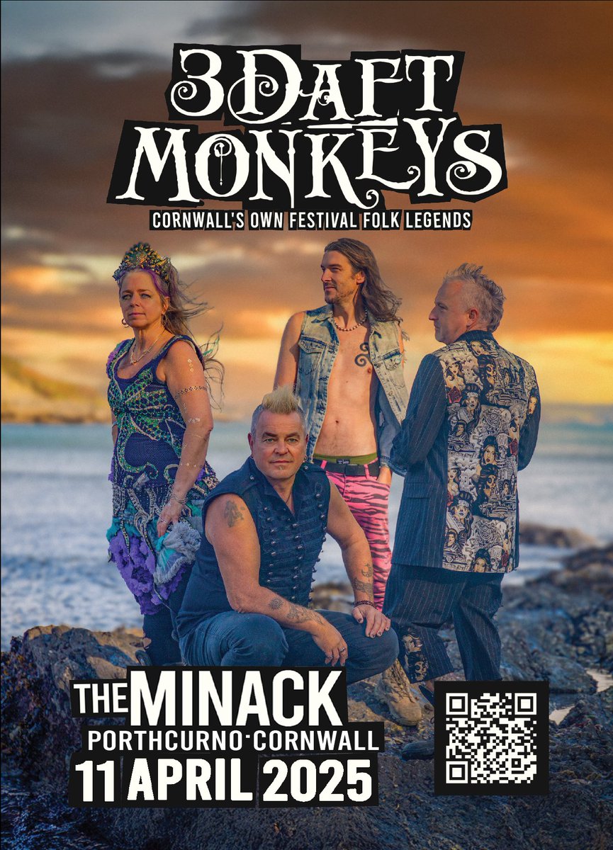 28 days to go until we play <a href="/minacktheatre/">Minack</a> the most stunning outdoor theatre in the world!! Grab your tykytz while you can! We'll have our fun string section too, and if you're lucky there might be dolphins!! xxx