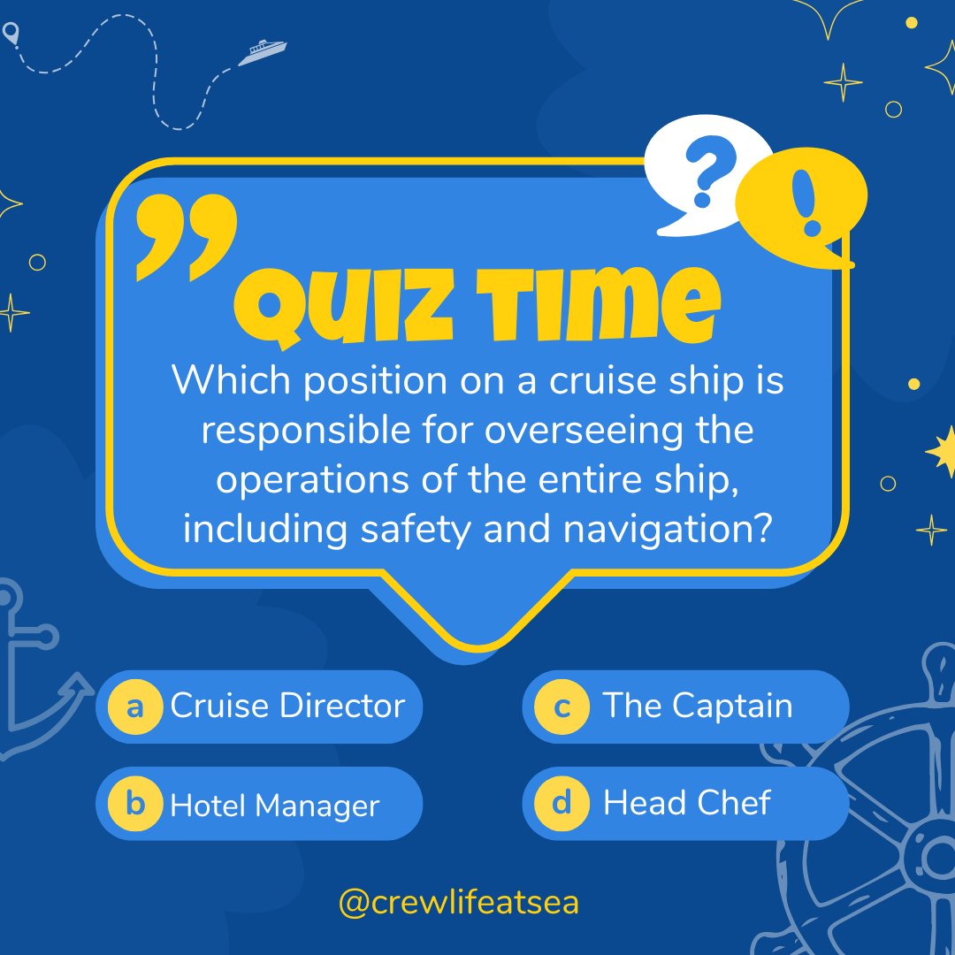 📷 Quiz Time!
Think you know the answer? Drop your guess in the comments! 📷
#CruiseTrivia #QuizTime #CrewLifeAtSea