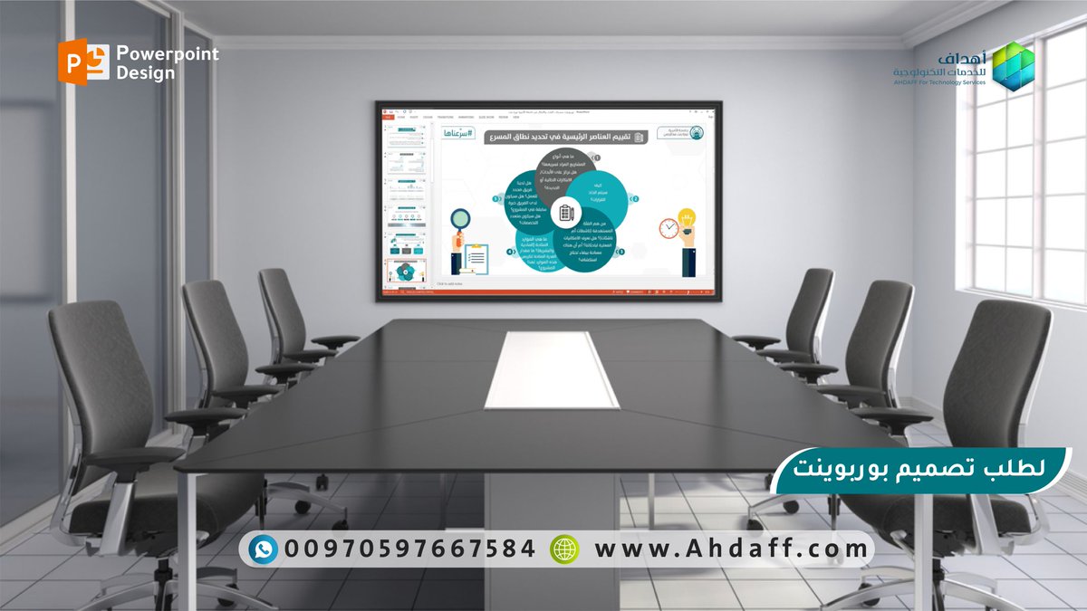 ندمج تصميمات الانفوجرافيك في شرائح البوربوينت لإعطاء العرض شكلاً جذاباً.

--
#يوم_الجمعه
#اجتماع_مقلق
المتر الطولي
