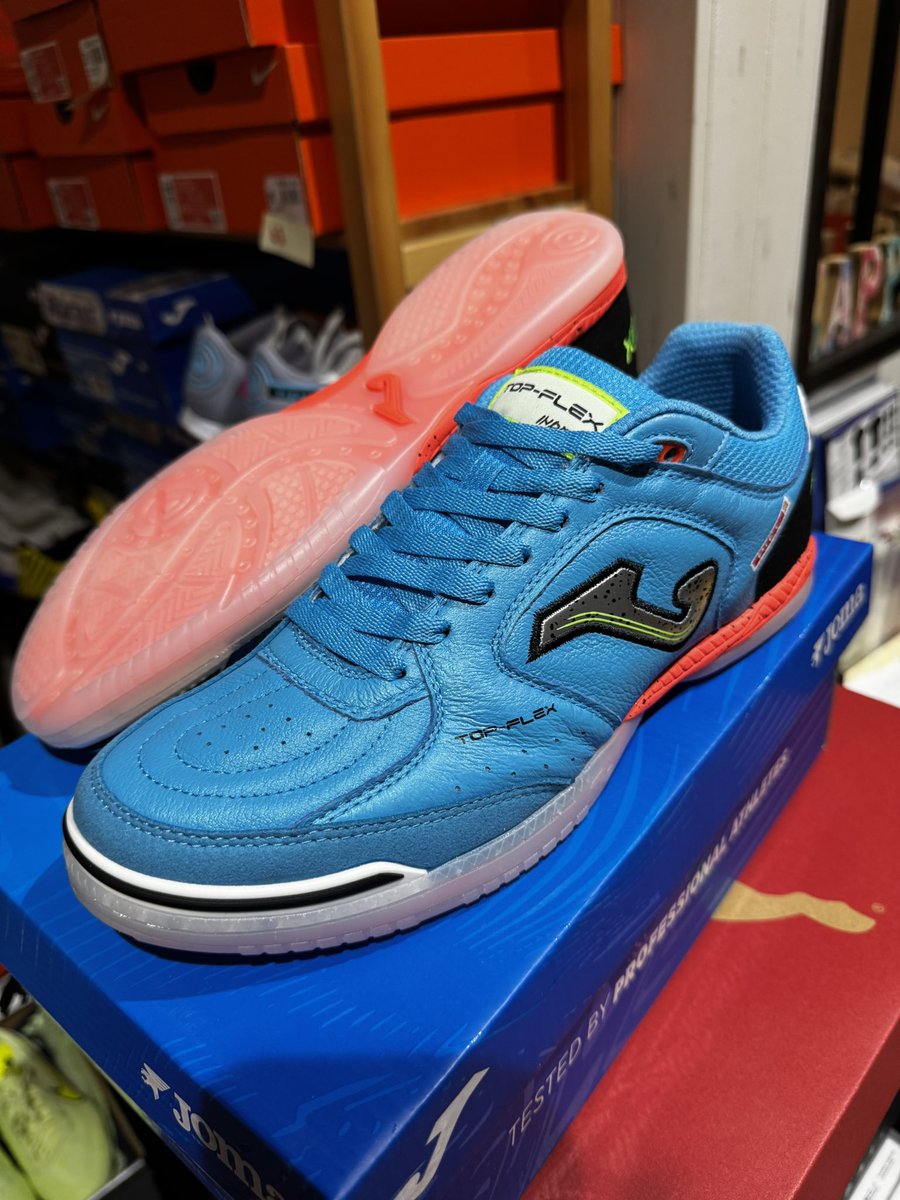 Joma トップフレックス inter 26cm Futsal shoes Top Flex 24 indoor Inter Movistar white blue