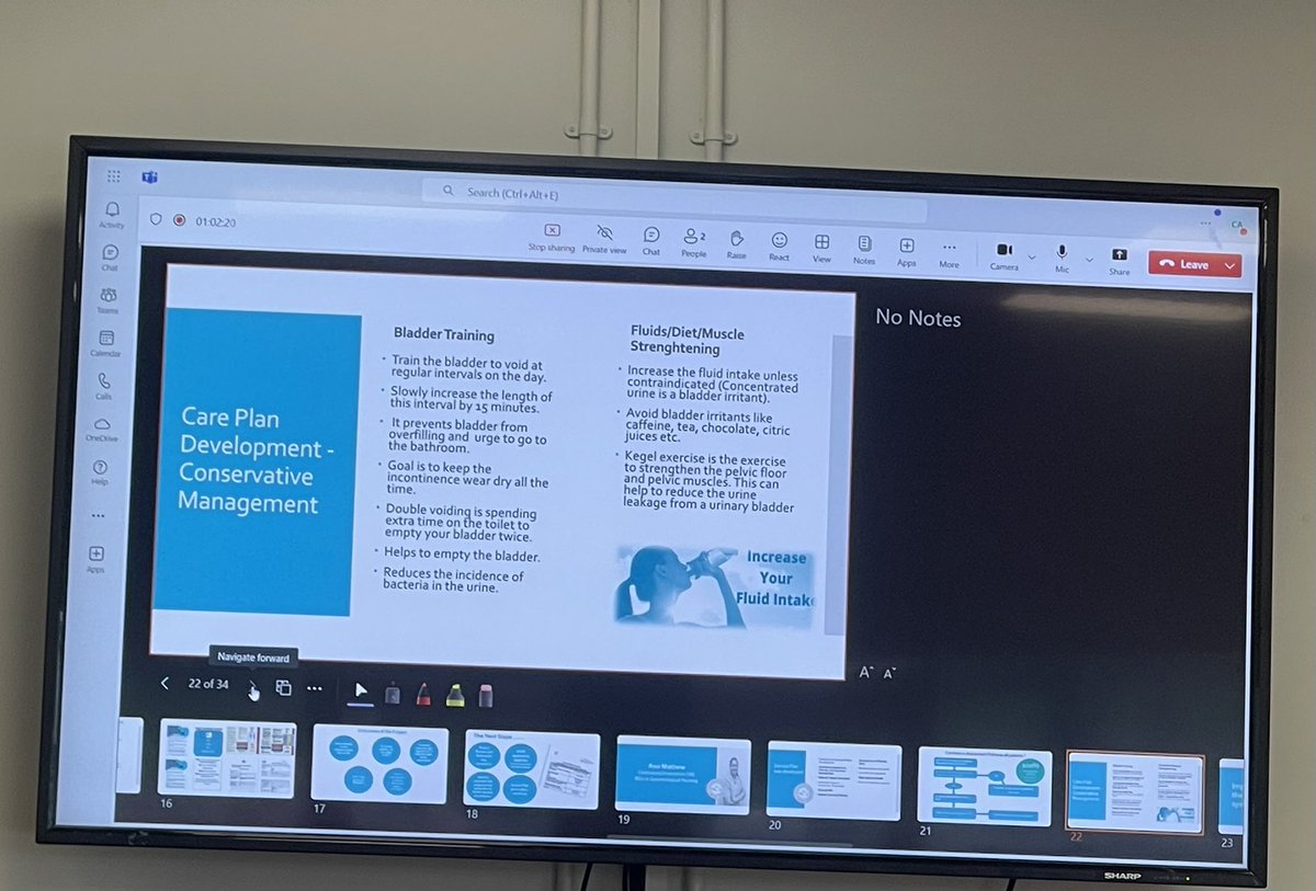 Thanks so much to <a href="/cirdowling/">Ciara Dowling</a> and Anu for coming to <a href="/HospitalLouth/">Louth County Hospital</a> and presenting a thought provoking QI about continence fantastic work being done thanks to Luis and Tino for arranging it <a href="/DSPinRLTCS/">Dysphagia in Irish Nursing Homes</a> <a href="/NursingOlol/">OLOLNursing</a> #pathwaytoexcellence