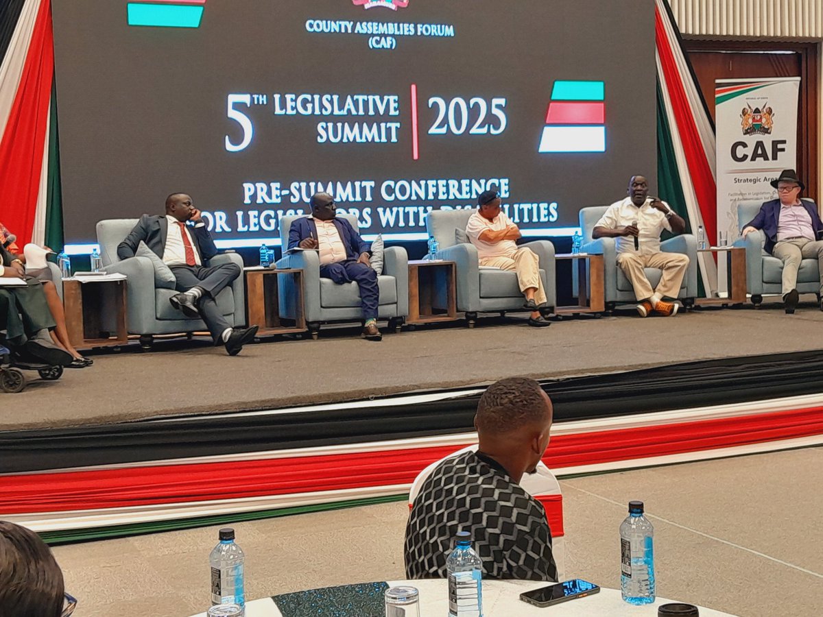 "We have 10% (45) persons with disabilities employed at Uraia. I didn’t wait for #policies, I didn’t have to tell the board,  I only had to inform them. Persons with disabilities don't need prayers, they need money (funding and opportunities)," Dr. Oliver Waindi <a href="/UraiaTrust/">Uraia Trust</a> #CAF