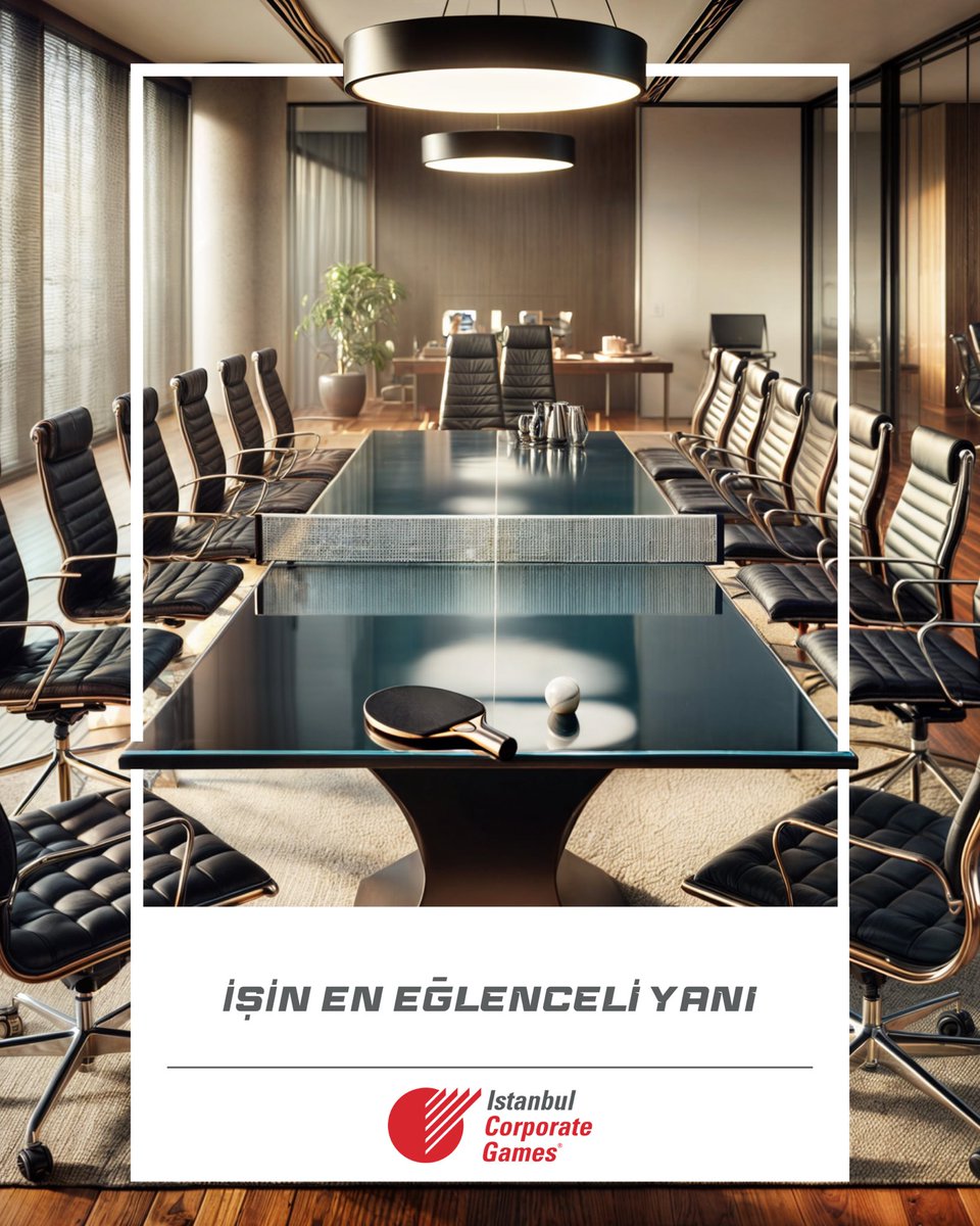 Masa başında başlayan stratejileri, masa tenisi sahasında zaferlere dönüştürme şansını kaçırmayın.

Siz de iş yerinizdeki bu dinamik atmosferin bir parçası olun ve rakiplerinize meydan okuyun. İstanbul Corporate Games'te görüşmek üzere!