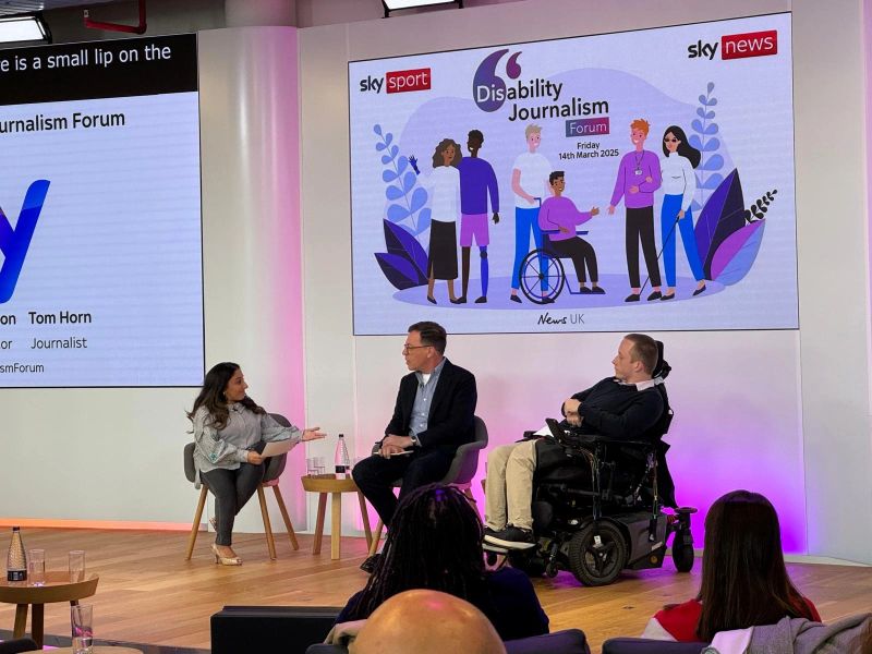 Pleased to be at <a href="/DisJournoForum/">Disability Journalism Forum</a> today <a href="/SkyNews/">Sky News</a> <a href="/SkySportsNews/">Sky Sports News</a> to hear about the impact of disability representation in the media.

Great to see former <a href="/The_JDF/">The_JDF</a> and <a href="/ADJnews/">Academy for Disabled Journalists</a> students here, as well as a number of our supporters.

#DJF2025 #DisabilityJournalismForum
