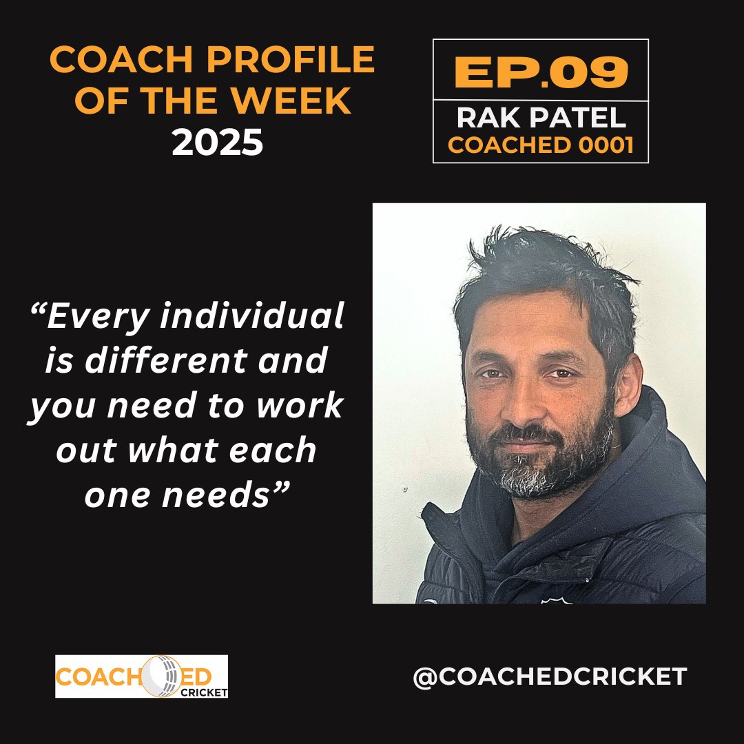 Coach Profile of the Week - Episode 9 - Professional Coach Rak Patel 🏏

Hear from Gary, Russel and Rak as they discuss identifying and delivering on the needs of individual players, and much more!

Available for free here:
buzzsprout.com/1873438/episod…