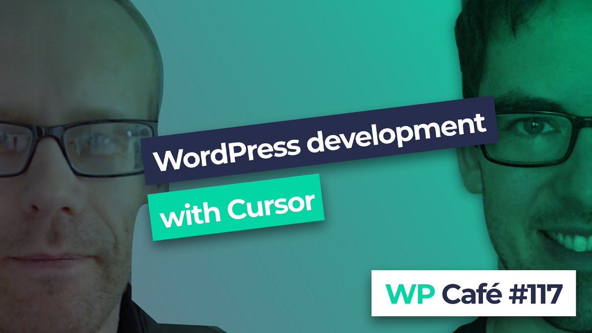 WP Café Show (@wpcafeshow) on Twitter photo On today's show <a href="/keithdevon/">Keith Devon</a> will be discussing his recent experience of using Cursor for #WordPress development. 🤖
Join him, along with <a href="/wpmark/">Mark Wilkinson</a> at 13:30 GMT
bit.ly/3FHoATJ On today's show <a href="/keithdevon/">Keith Devon</a> will be discussing his recent experience of using Cursor for #WordPress development. 🤖
Join him, along with <a href="/wpmark/">Mark Wilkinson</a> at 13:30 GMT
bit.ly/3FHoATJ