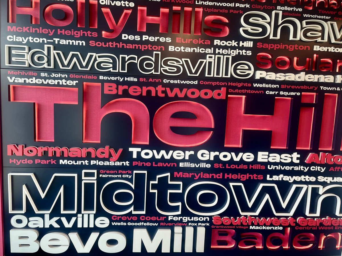 #4

I’d like to wish a happy #314 day to all 88 #StLouis municipalities and 1 city. 

May we find a way to bridge the gaps to make our region grow and prosper. 

This sign is at the @stlcitysc.com headquarters.

#ExploreStLouis
#StLouisDay #314