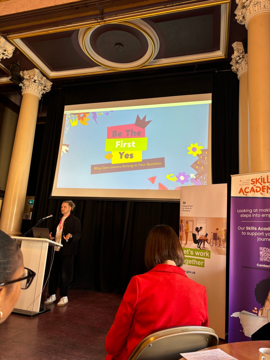 Yesterday the Apprenticeships Suffolk team where privileged to attend and present at the New Horizons Event organised by The Family Business and DWP with supporting Care Leavers into employment.👏