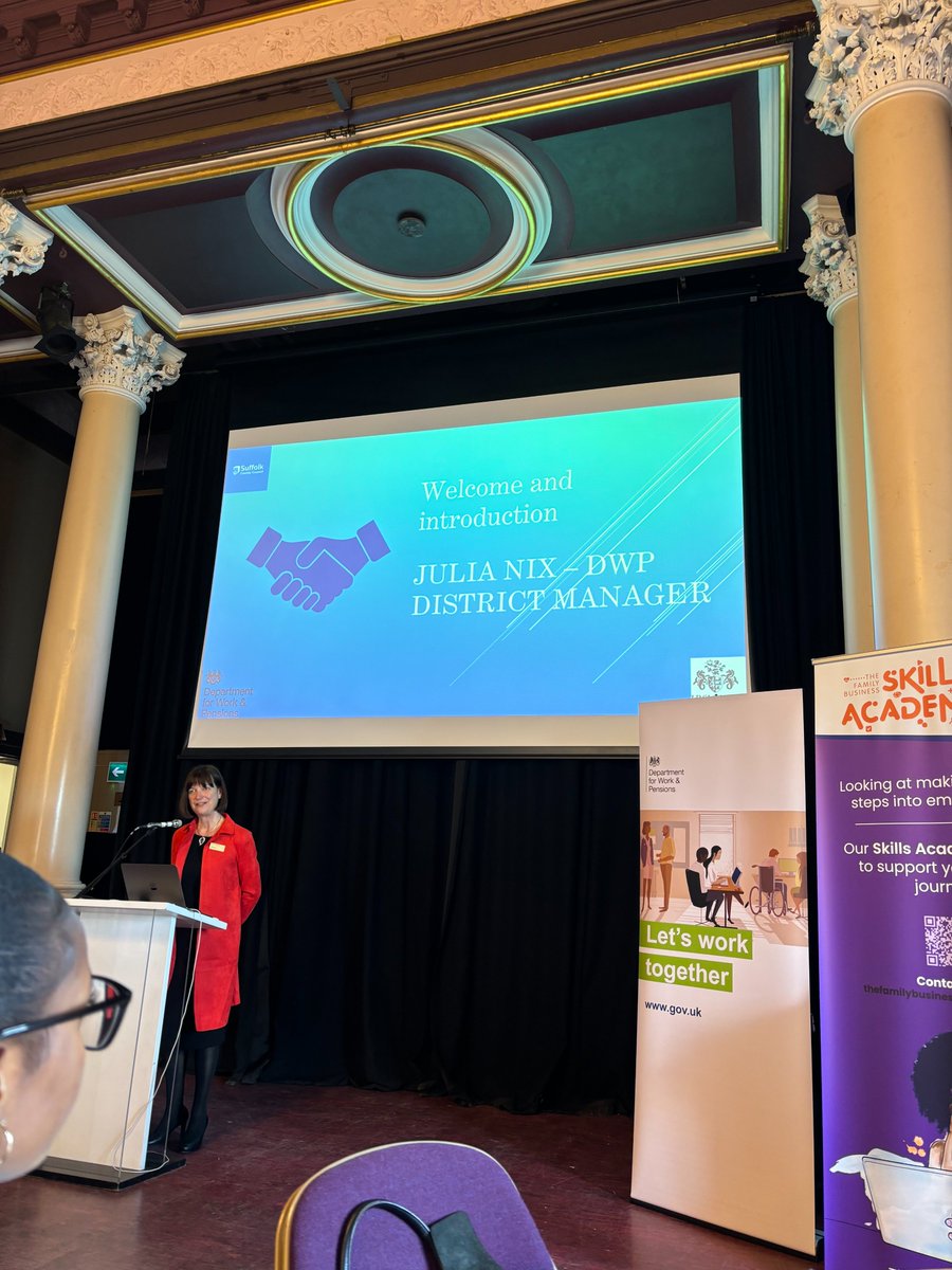 AppsinSuffolk's tweet photo. Yesterday the Apprenticeships Suffolk team where privileged to attend and present at the New Horizons Event organised by The Family Business and DWP with supporting Care Leavers into employment.👏 https://t.co/RiPdGJz0SK