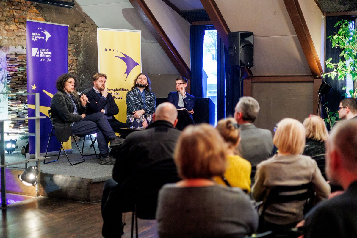 Institute of European Right (@ier_thinktank) on Twitter photo We launched our 'Speaking Politically' series in Kaunas with <a href="/KAS_Baltic/">Konrad-Adenauer-Stiftung - Baltic States</a>.
The topic: 'Is America Leaving the West?' drew lively discussions. Thanks to all participants! We launched our 'Speaking Politically' series in Kaunas with <a href="/KAS_Baltic/">Konrad-Adenauer-Stiftung - Baltic States</a>.
The topic: 'Is America Leaving the West?' drew lively discussions. Thanks to all participants!