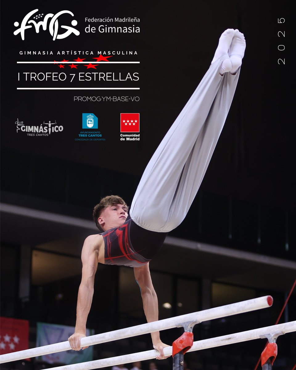 Federación Madrileña de Gimnasia (@gimnasiafm) on Twitter photo 🔝 I TROFEO 7 ESTRELLAS PROMOGYM-BASE-VO #GAM
.......
🗓️ 15-16 de marzo
📍 Pabellón de Gimnasia EL PINAR (Tres Cantos)
🕒 15:00h
.......
ℹ️ fmgimnasia.com/especialidad/a…
.......
!Suerte a todos los participantes¡
!💯Espíritu deportivo!
.......
<a href="/CDGTresCantos/">CGTresCantos</a>
<a href="/ayto3cantos/">Ayuntamiento Tres Cantos</a> 🔝 I TROFEO 7 ESTRELLAS PROMOGYM-BASE-VO #GAM
.......
🗓️ 15-16 de marzo
📍 Pabellón de Gimnasia EL PINAR (Tres Cantos)
🕒 15:00h
.......
ℹ️ fmgimnasia.com/especialidad/a…
.......
!Suerte a todos los participantes¡
!💯Espíritu deportivo!
.......
<a href="/CDGTresCantos/">CGTresCantos</a>
<a href="/ayto3cantos/">Ayuntamiento Tres Cantos</a>