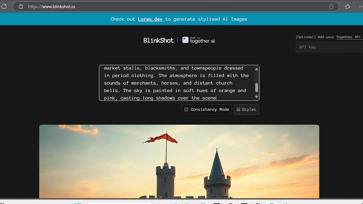 Together AI’s powerful open-source tools! 
🚀 But let’s talk about
<a href="/BlinkShot_AI/">$BLINKSHOT</a>
generates images as you type, and I’M OBSESSED! 📷#ALX #AIStarterKit #TogetherAI #GenerativeAI