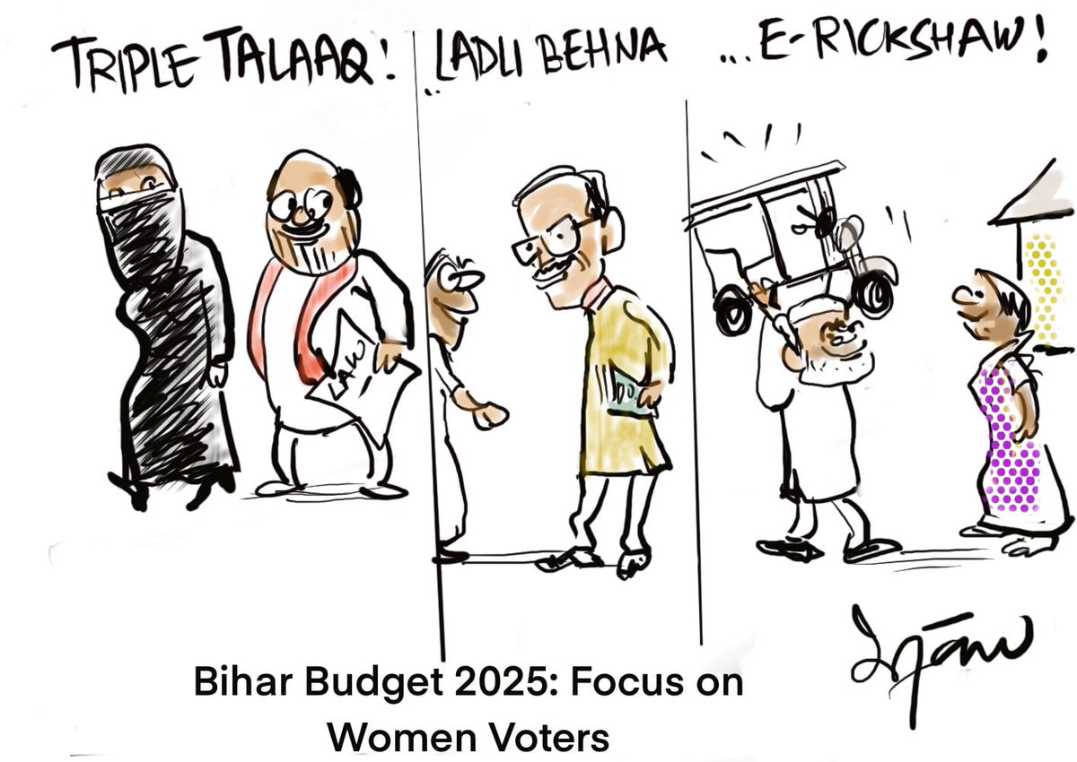 IRFANSCARTOONS's tweet image. Election Formulas! #NitishModel #BiharElection2025