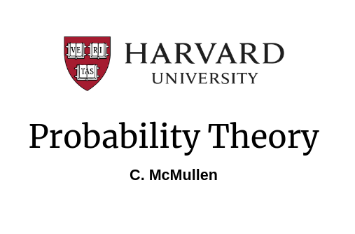 Harvard's "Probability Theory" lecture notes

PDF: people.math.harvard.edu/~ctm/papers/ho…