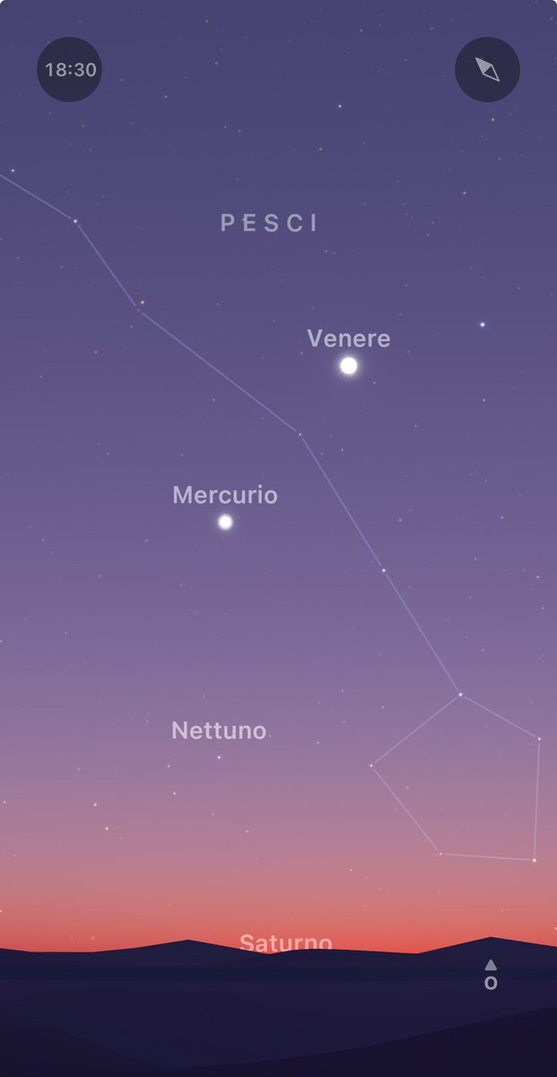 AstrofiliMilano's tweet photo. 8 Marzo, 18:30
⭐️ Mercurio alla massima elongazione dal Sole. È una delle sere migliori per osservarlo!! ⭐️ #planetMercury 
👉 https://t.co/GKPG6ruDuk https://t.co/QK7o5bdBlZ