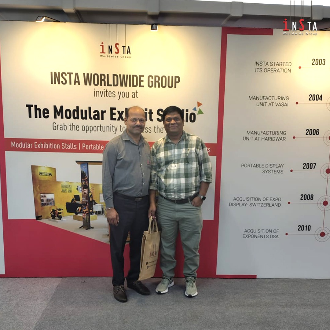 insta_worldwide's tweet photo. The Modular Exhibit Studio in #Hyderabad started with a bang! 🚀 Our modular stall solutions grabbed attention. Missed Day 1? Join us on Day 2! 

#instagroup #modularexhibitstudio #india #exhibitionstalldesigns #boothrental #globalnetworking #events #exhibitionstandbuilder https://t.co/zGcSDYLtp0