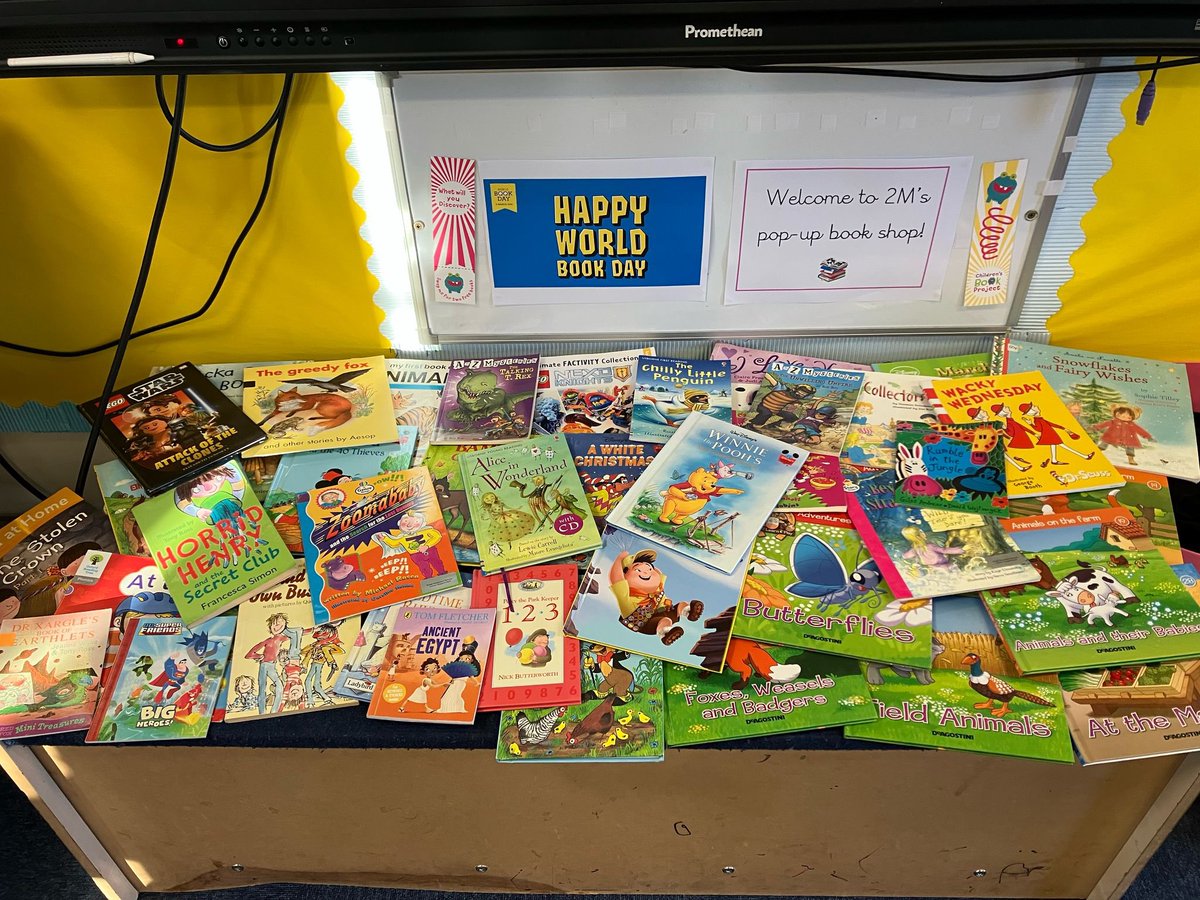 Colmers_FarmPS's tweet image. Here are some more pictures of our fantastic mini pop up swap shops! 🤩 Thanks to the @lonbookproject for donating the fantastic books for our children! We hope you all had a fantastic world book day, with some excellent books to read in your Readathon! 📚📖 @ExcelsiorMAT #WBD25