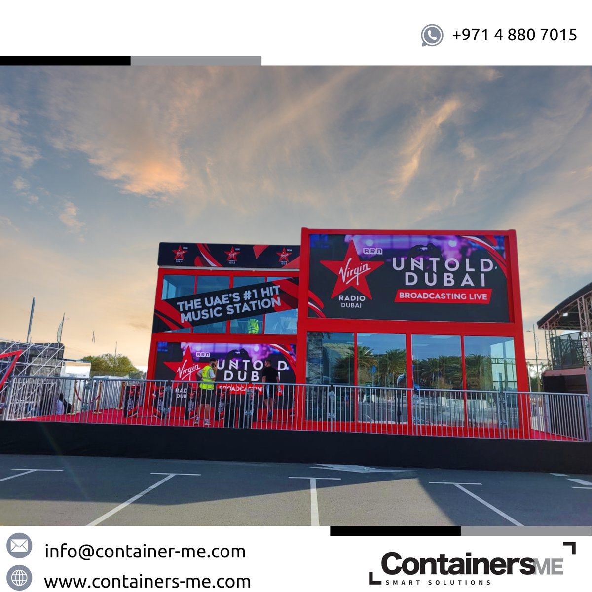 Containers_me's tweet image. Temporary Event Module, reimagined! Our modular containers offer quick, flexible solutions for any gathering. See the potential

containers-me.com/projects/

#modularcontainer #mobilecontainer #temporaryeventspace #temporaryvenue
