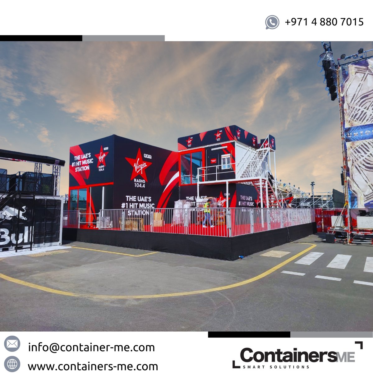 Containers_me's tweet image. Temporary Event Module, reimagined! Our modular containers offer quick, flexible solutions for any gathering. See the potential

containers-me.com/projects/

#modularcontainer #mobilecontainer #temporaryeventspace #temporaryvenue