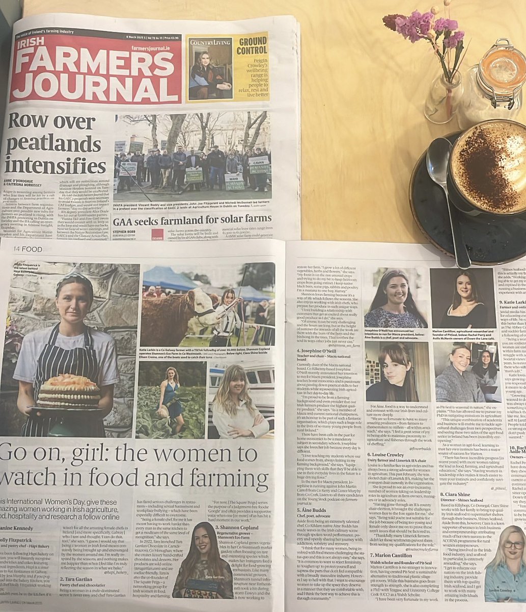 PitSeal (@pit_seal) on Twitter photo Lá Idirnáisiúnta na mBan sona daoibh!
Honored to be named one of the women to watch in food & farming this #IWD! Thanks to <a href="/farmersjournal/">Irish Farmers Journal</a> for highlighting the incredible women shaping the industry. 💪✨
Read more: farmersjournal.ie/food/news/go-o… Lá Idirnáisiúnta na mBan sona daoibh!
Honored to be named one of the women to watch in food & farming this #IWD! Thanks to <a href="/farmersjournal/">Irish Farmers Journal</a> for highlighting the incredible women shaping the industry. 💪✨
Read more: farmersjournal.ie/food/news/go-o…