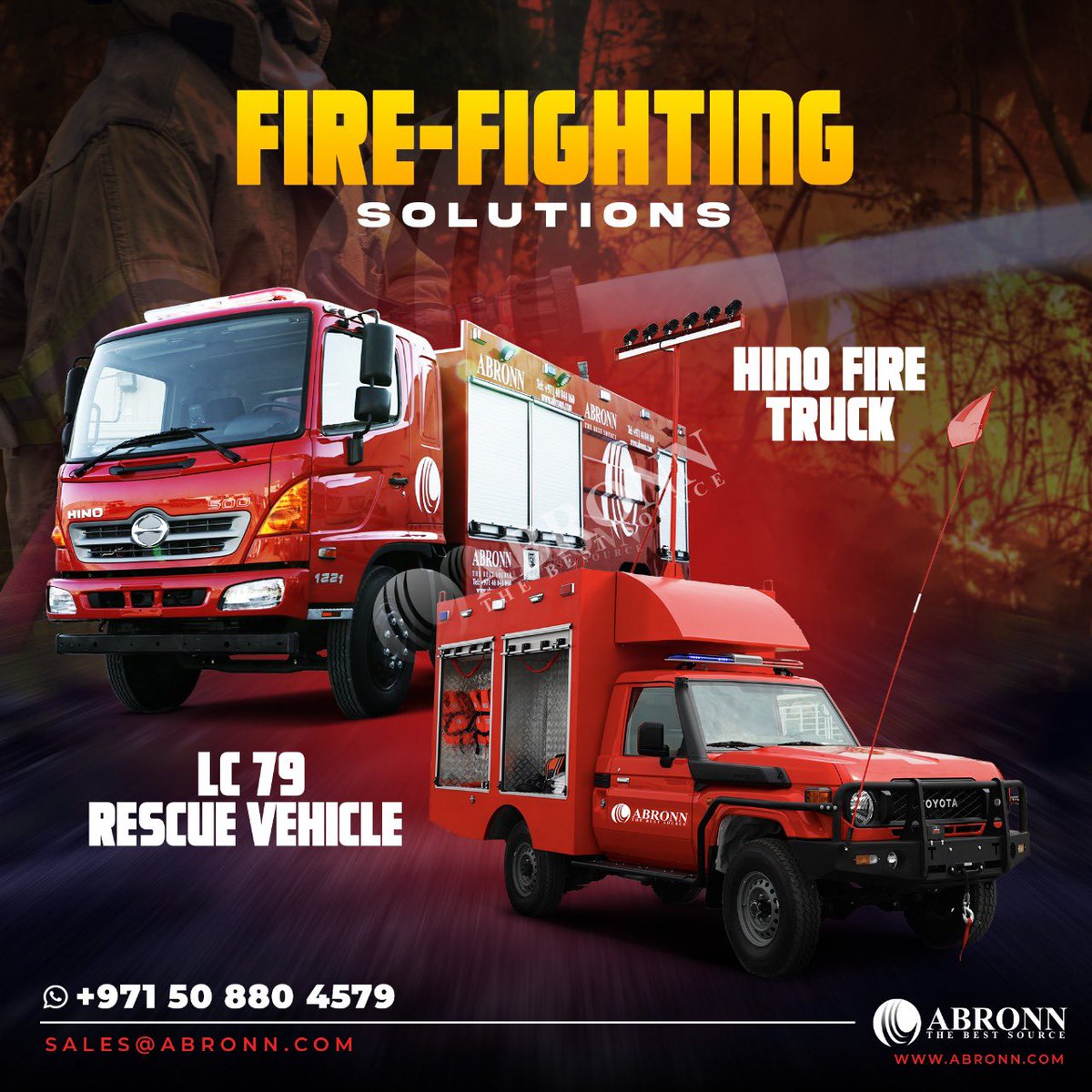 abronnfze's tweet photo. 🚨Reliable Emergency Solutions for Every Need!🚨

📞 +971 4 884 4860
📲 +971 50 880 4579
📩 sales@abronn.com
🌐 https://t.co/sP8YTJiXkn

#FireFightingSolutions #EmergencyResponse #AmbulanceSolutions #AbronnFZE #SafetyFirst #HealthcareInnovation https://t.co/TjiqDFSJWc