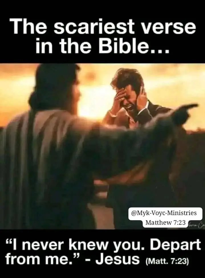 Praise God, and Good-Morning over here, Today's-Verse👇🏻
#MATTHEW7:23👈🏻
TLMC-Online✝-Ministry.