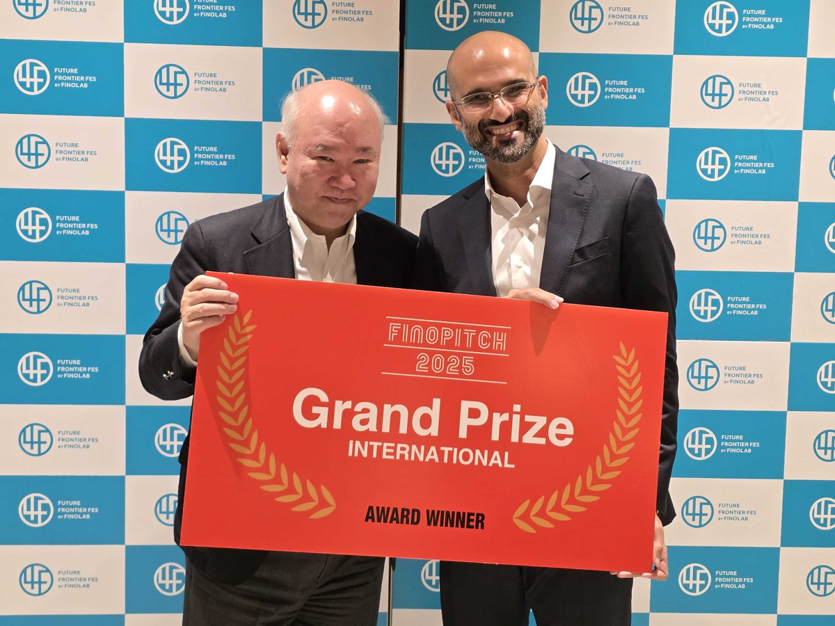 Blade Labs wins #Finopitch2025 International Grand Prize! Thrilled to be recognized at one of the world’s top fintech competitions! Huge thanks to the judges, our team, and supporters.
👉Watch the moment: youtube.com/live/66jgds7IA…
#BladeLabs #AI #Tokenization