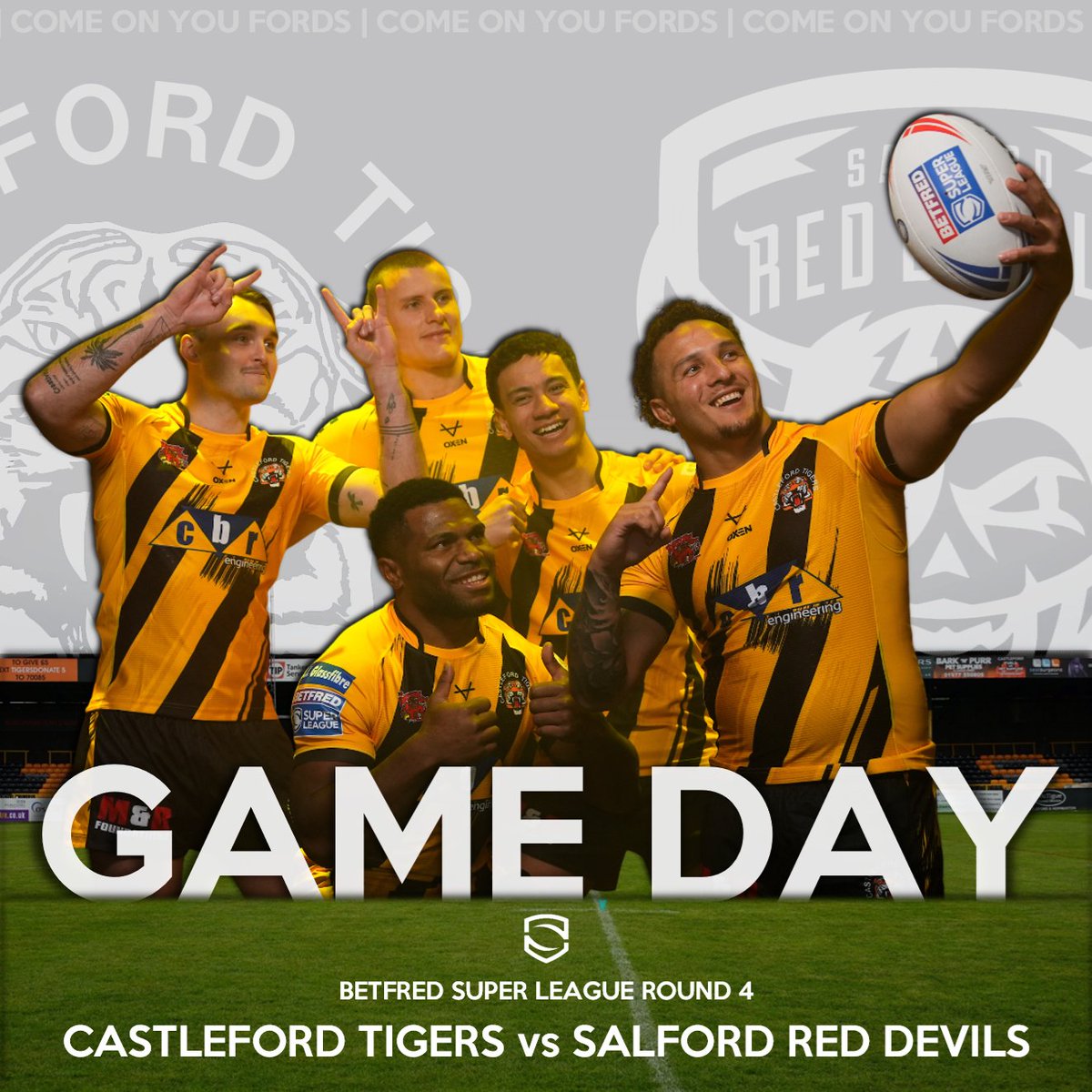 DarntLane's tweet photo. SO IT IS GAME DAY
COME
ON
YOU
FORDS!!!!
Still confused by the whole week but I think we are now right to say game on.
#COYF #SLCasSal https://t.co/urrEwasT1c