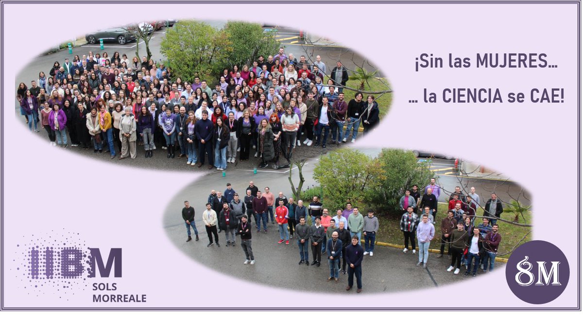 El #IIBmCSICUAM celebra el #8M, Día Internacional de la Mujer, con una iniciativa del Comité de Igualdad del IIBM 👇