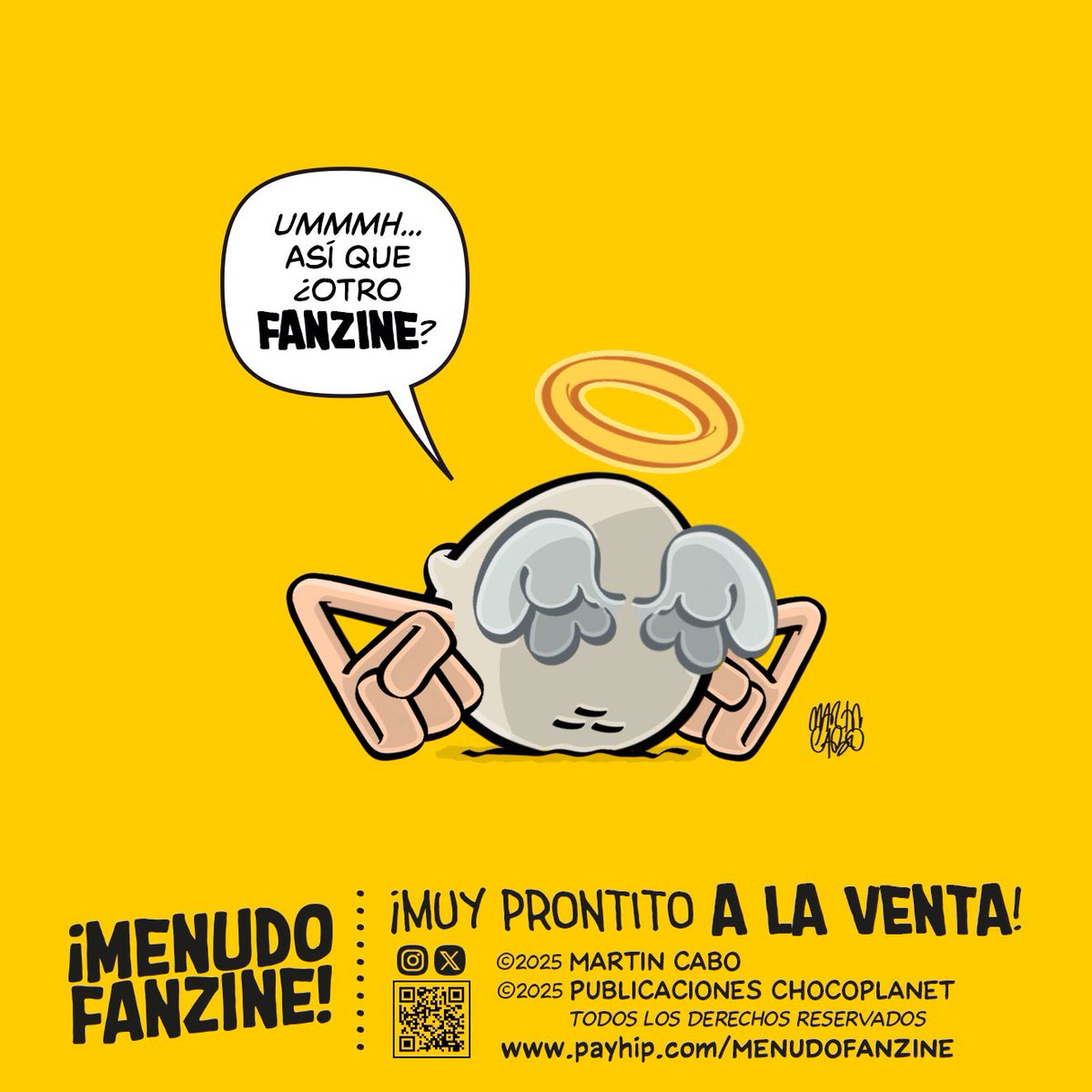 ¡MENUDO FANZINE! nos está quedando y ¡MUY PRONTITO! lo vas a disfrutar. ¡NO TE IMAGINAS! lo BONITO que es <a href="/menudofanzine/">¡MENUDO FANZINE!</a> Aunque conociéndonos…, seguro que ¡SÍ! 
¡FANZINEA y MENUDEA! 
#leeteunfanzine #menudofanzine #martincabo #publicacioneschocoplanet #fanzine  #comic #webcomic