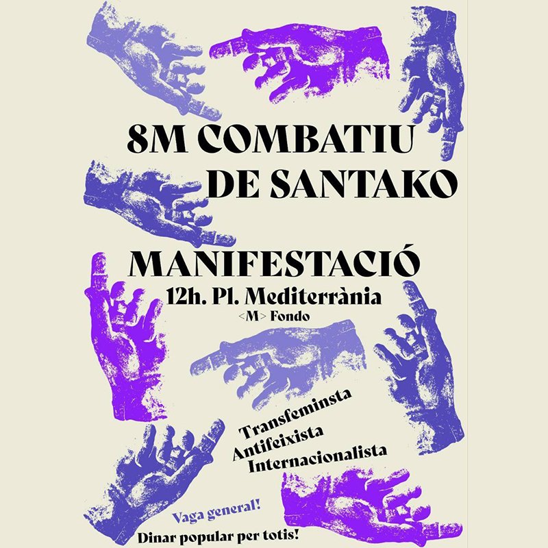 #8M. Les cures sostenen la vida

Aquest 8M, reivindiquem les cures, fonament d la vida, denunciant la seva precarització i explotació pel sistema econòmic i polític. Les cures, remunerades o no, són una font d desigualtat social i d gènere.

Llegeix aquí ➡️infograma.cat/8m-les-cures-s…