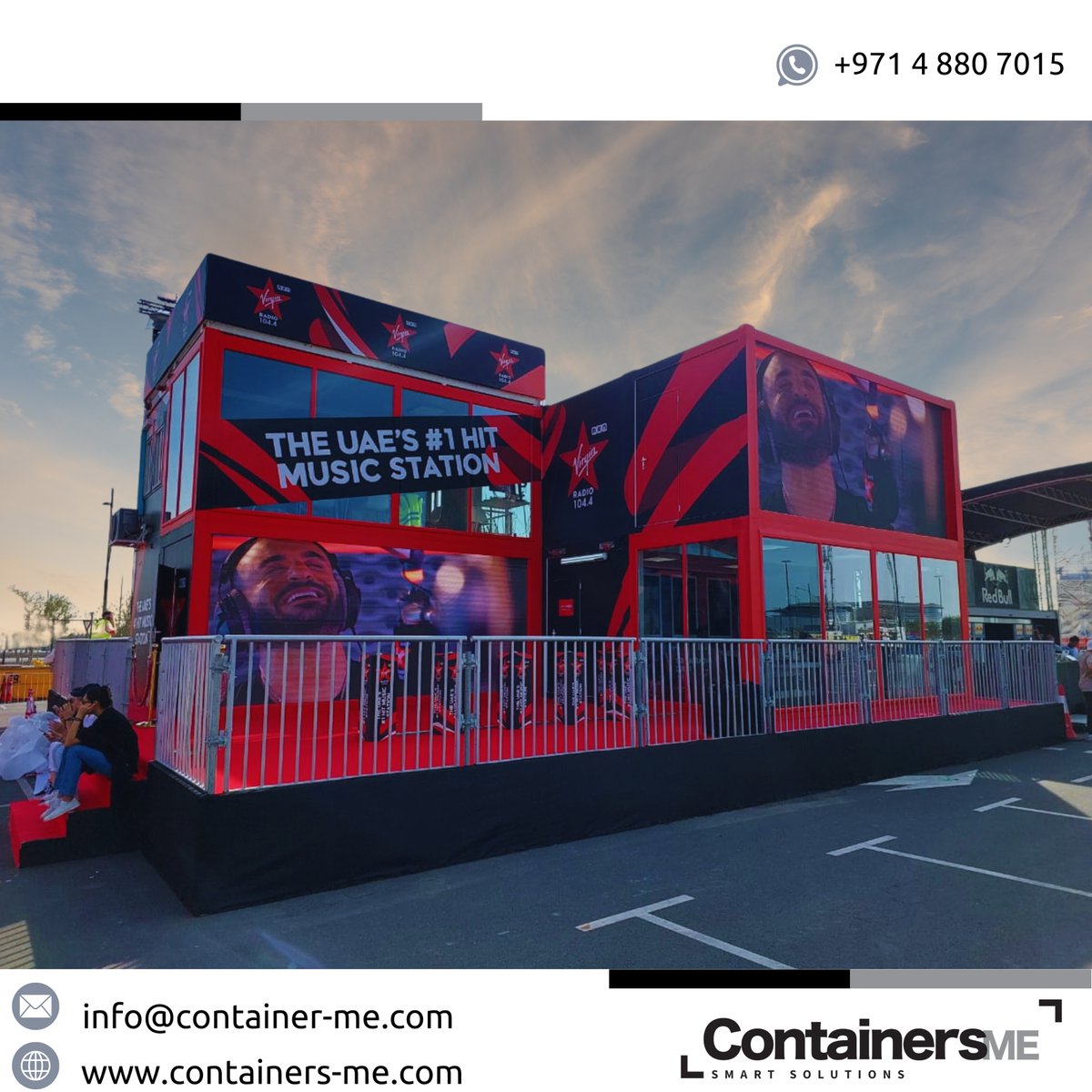 Containers_me's tweet image. Temporary Event Module, reimagined! Our modular containers offer quick, flexible solutions for any gathering. See the potential

containers-me.com/projects/

#modularcontainer #mobilecontainer #temporaryeventspace #temporaryvenue