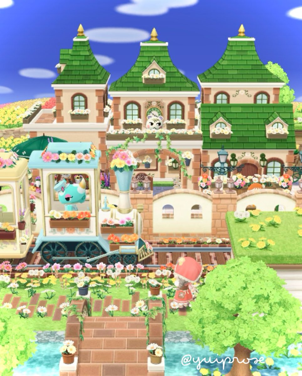 yuiprose's tweet photo. 花咲く街のフラワートレイン💐🚂🚃💐

#ポケ森 #ポケ森コンプリート #ポケ森レイアウト https://t.co/9YqPIWOlES
