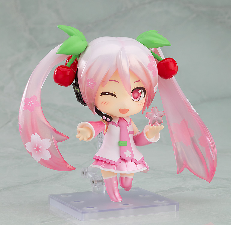 新品　グッドスマイルカンパニー ねんどろいど 初音ミク　桜ミク　2体セット FIG]GOODSMILE ONLINE SHOP限定 ねんどろいど500 桜ミク Bloomed