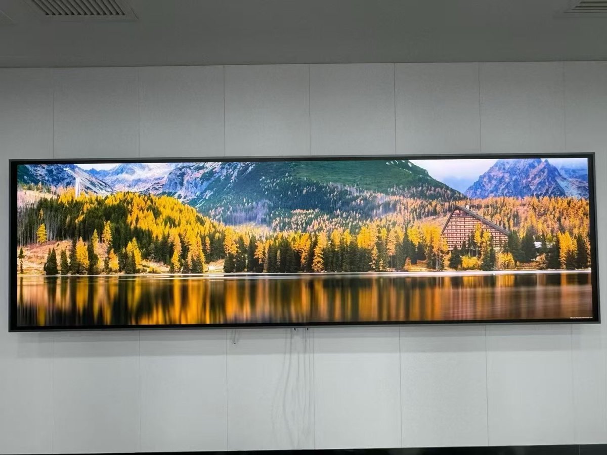 Rachel_yu433's tweet image. 1x2 156&quot; Seamless LCD Video Wall, Looks Great. #videowall #lcdwall