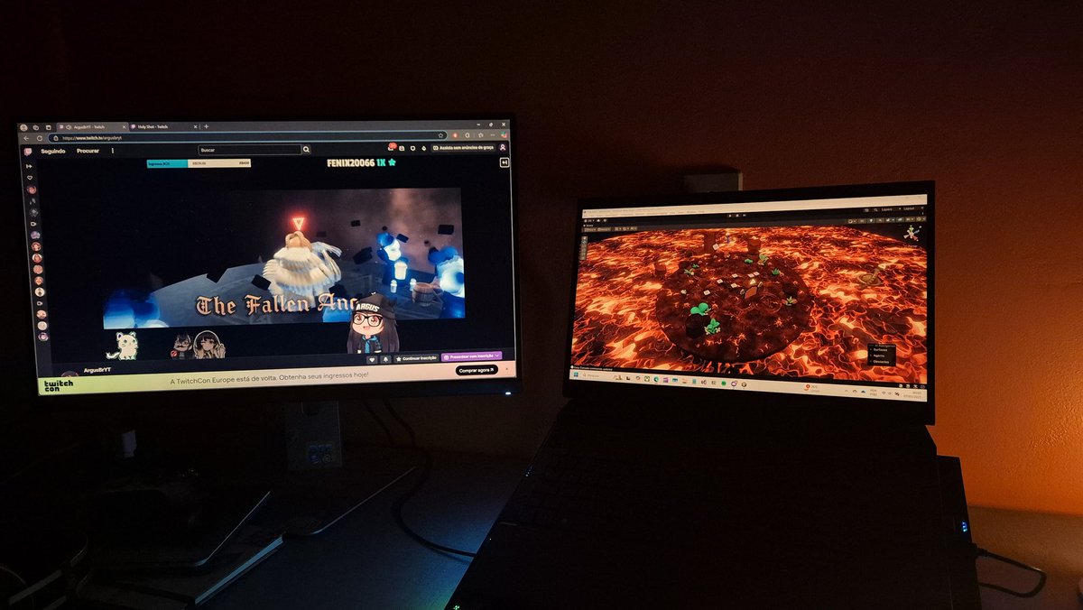 How fun, I can watch streamers playing my game while I develop my game. 😀 It's so awesome to open Twitch and see that there are people playing your game!