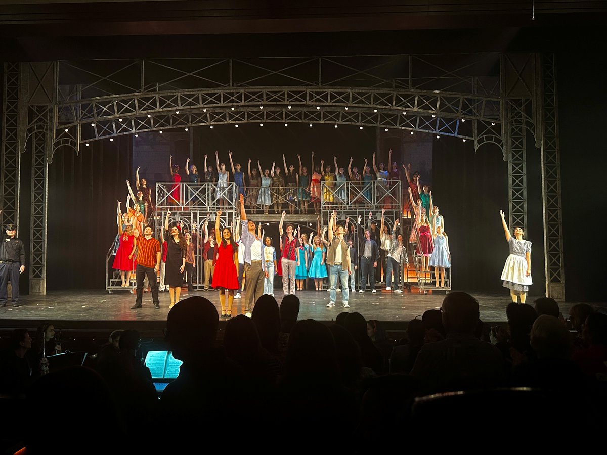 TKAPres's tweet photo. Bravo, West Side Story cast and crew! Opening night did not disappoint and lived up to all the hype. What a marvelous performance! #StandingO https://t.co/v8sxzXqh5r