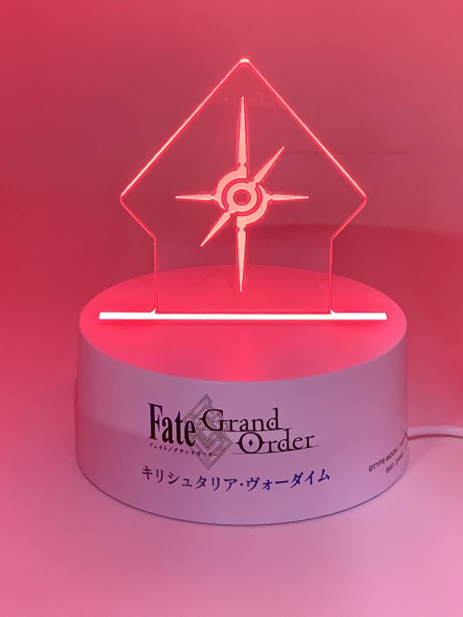 即日発送 Fate/Grand Order 令呪ネオンアクリルライト 全8種